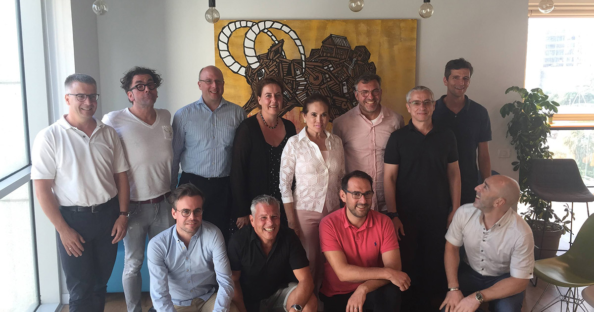 The German advertising delegation at Intango's innovation event
